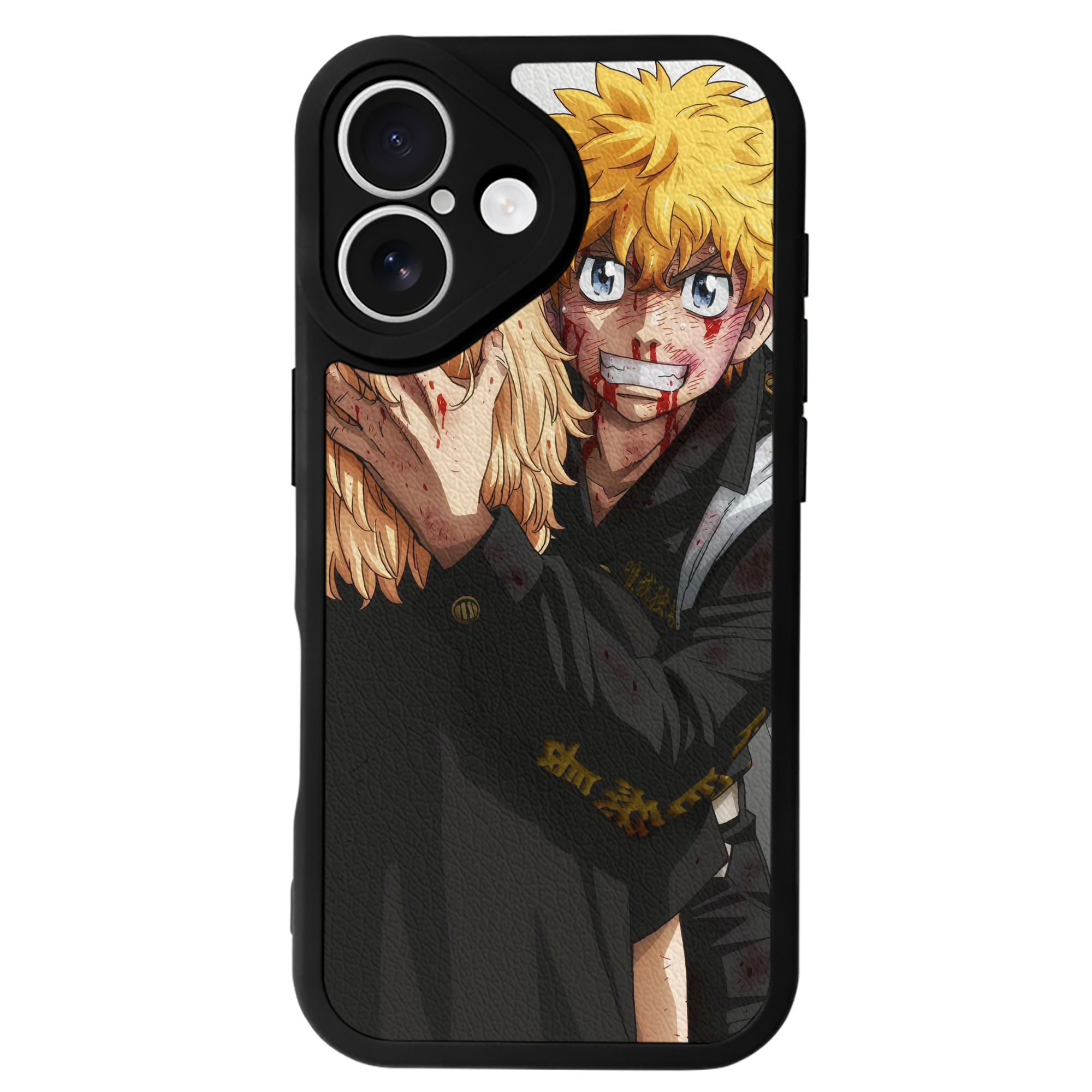 （画像用） 東京リベンジャーズ Tokyo Revengers 【iPhone 16シリーズ対応】シリコンスマホケース（レザー調） 材質：シリコン